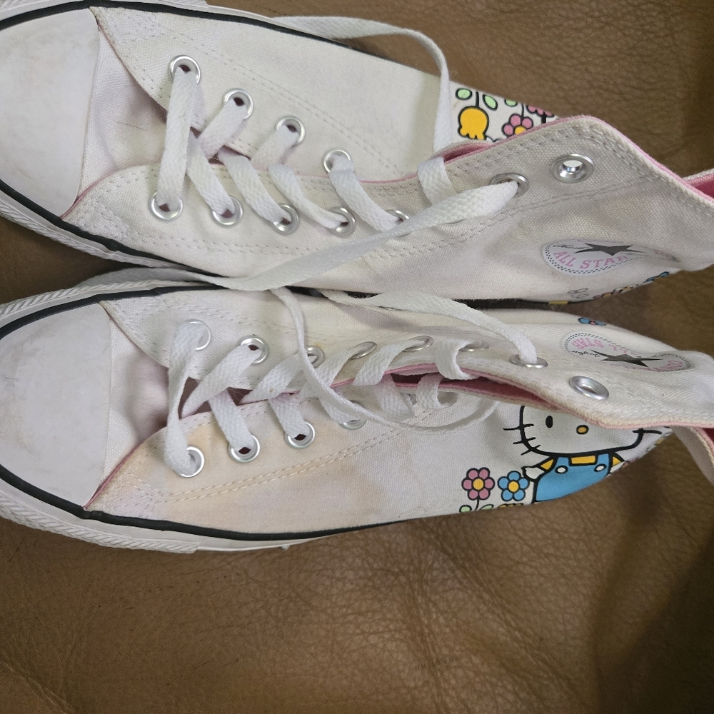 Hello Kitty Converse Pink High-Top Sneakers